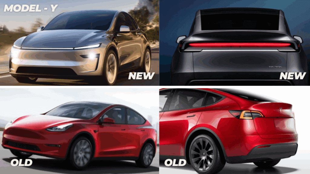 Tesla Model Y: New vs Old